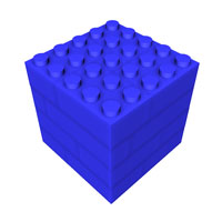 5x5 LEGO cube