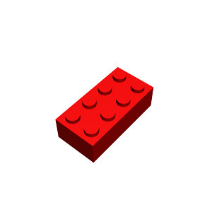 2x4 red brick