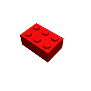 2x3 red brick