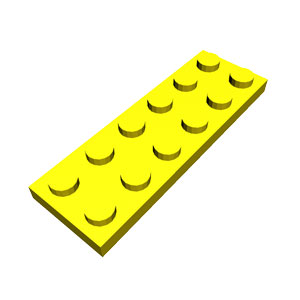 yellow 2x6 plate
