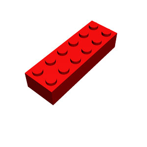 2x6 red brick