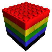 6x6 lego cube