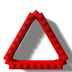 simple LEGO triangle
